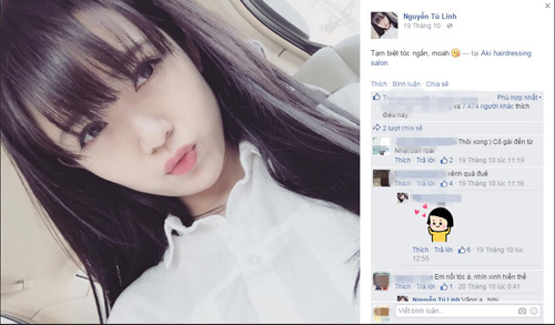 Hình ảnh mới nhất của hot girl Tú Linh sau scandal - 1