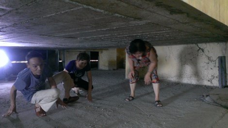 Hà Nội: Đi thang máy... phải bò - 4