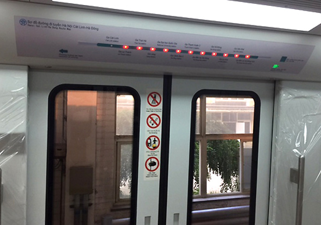 Mẫu tàu điện đường sắt trên cao đã về đến Hà Nội - 10
