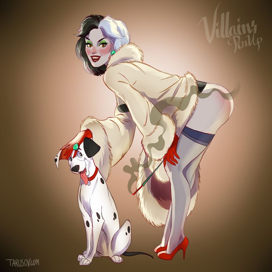 Cruella De Ville, nhân vật phản diện trong phim 101 Chú Chó Đốm