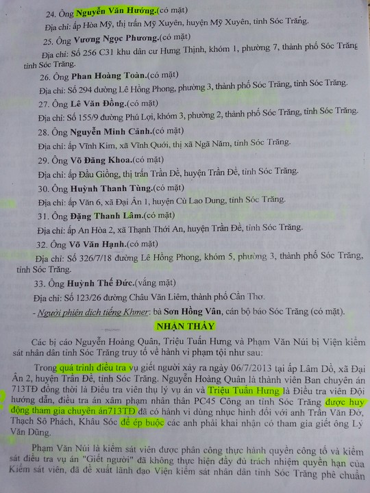 Vụ CA dùng nhục hình: Bất ngờ có thêm 31 nhân chứng! - 2