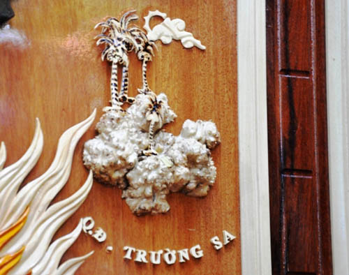 Ngắm bản đồ Việt Nam được trang trí bằng 70 loại gỗ - 9