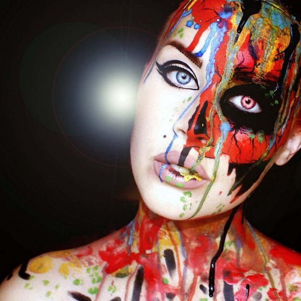 Ngỡ ngàng tài trang điểm Halloween của "gái một con" - 6