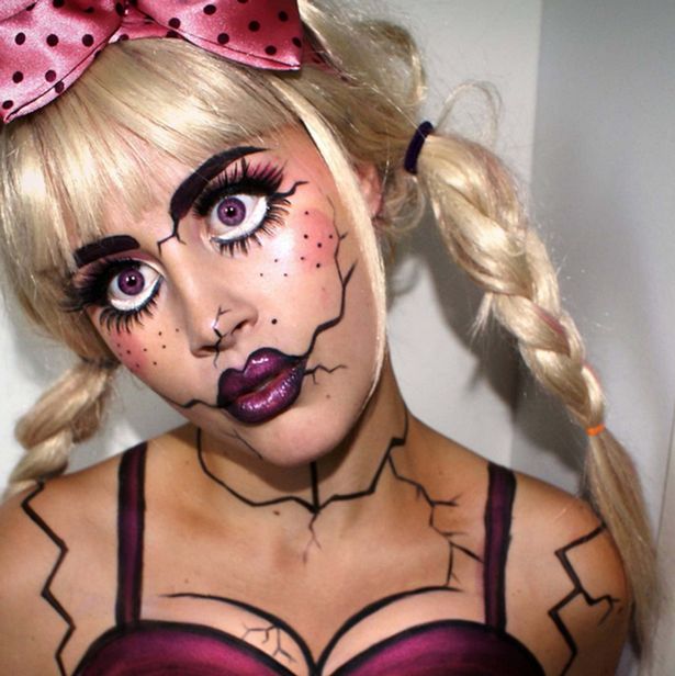 Ngỡ ngàng tài trang điểm Halloween của "gái một con" - 3