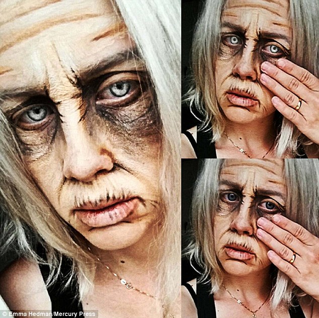 Ngỡ ngàng tài trang điểm Halloween của "gái một con" - 9