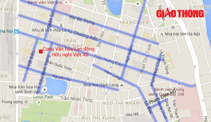 HN: Chi tiết 13 tuyến phố phân luồng phục vụ Đại hội Đảng - 1