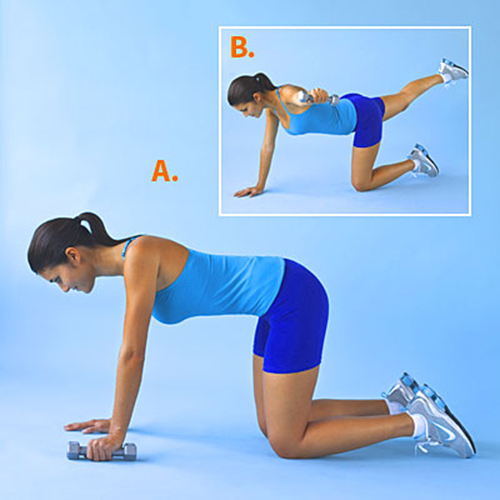 4 bài tập với tạ tay giúp eo thon, dáng nuột - 3