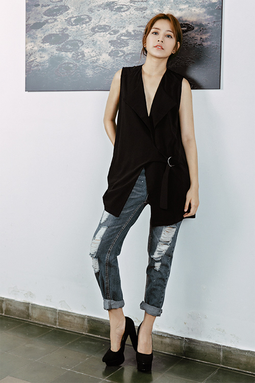 Sao Việt hiện đại, cá tính với mốt blazer không tay - 10