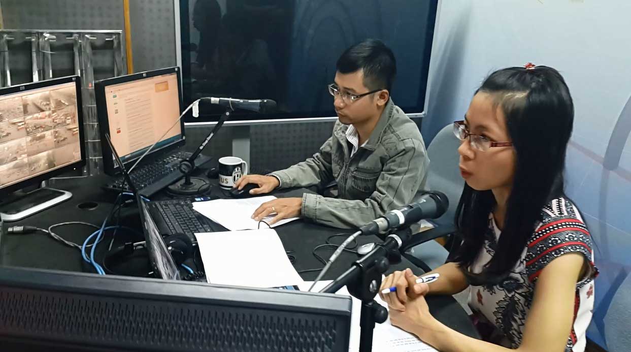 Khám phá phòng thu đưa tin tắc đường ở Hà Nội - 3