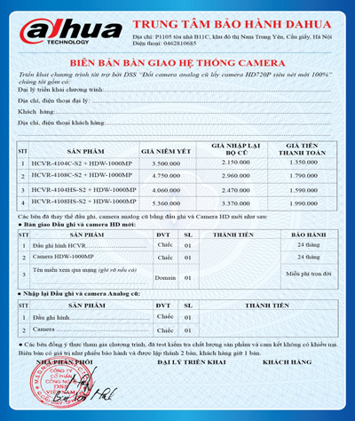 Đổi camera analog cũ lấy camera HD siêu nét trợ giá đến 60% - 2