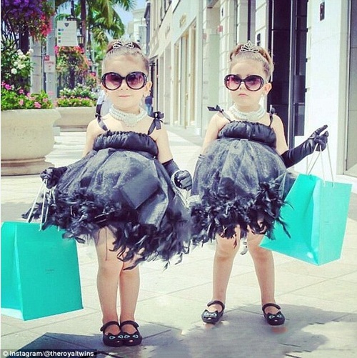 Cặp chị em song sinh 4 tuổi sành điệu nhất Instagram - 1