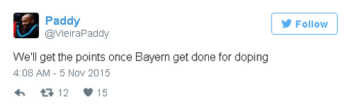 Fan Arsenal tố Bayern… dùng doping - 1