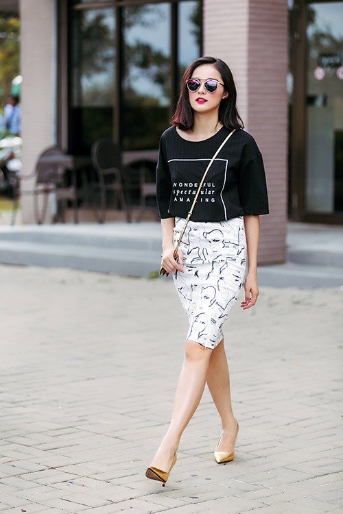 Thời trang hẹn hò giản dị của "bạn gái" Quốc Cường - 4