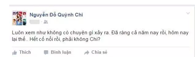 Facebook sao 10/11: Quỳnh Chi lên tiếng sau tin mất tích - 1