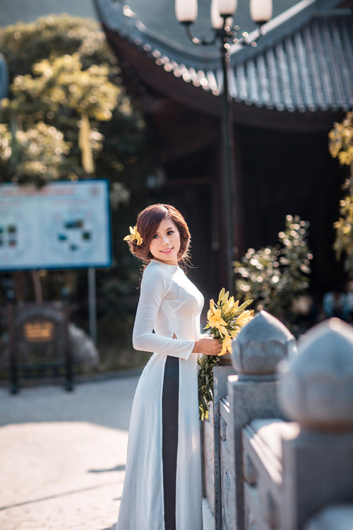 "Nữ hoàng điền kinh" xinh tươi trong trang phục áo dài - 6