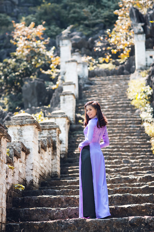 "Nữ hoàng điền kinh" xinh tươi trong trang phục áo dài - 7