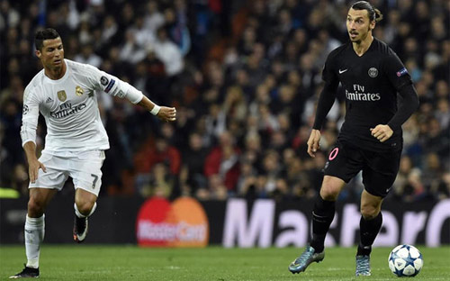 Chưa đến PSG, Ronaldo đã bị Ibra "dằn mặt" - 1