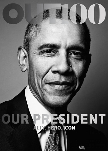 ​Obama thành Tổng thống đầu tiên lên bìa tạp chí gay - 1