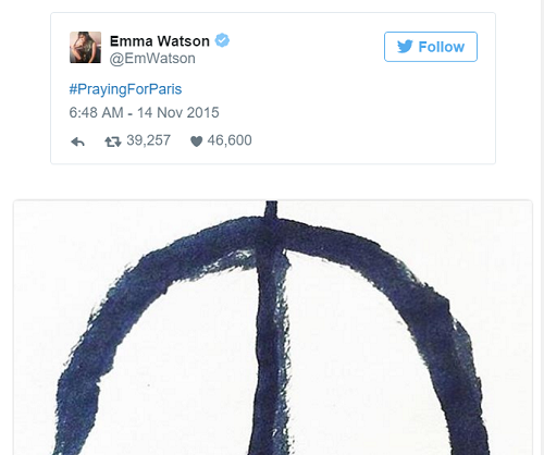 Sao thế giới chia sẻ lời cầu nguyện hòa bình cho Paris - 3