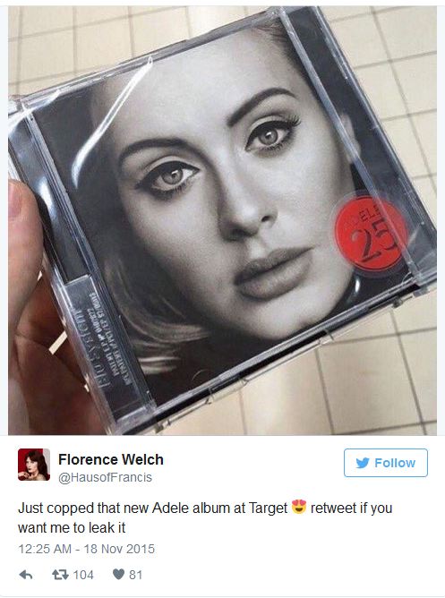 Album mới của Adele bị rò rỉ trước ngày phát hành - 2