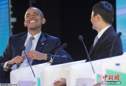 Tổng thống Mỹ Obama phỏng vấn tỉ phú Trung Quốc Jack Ma - 1