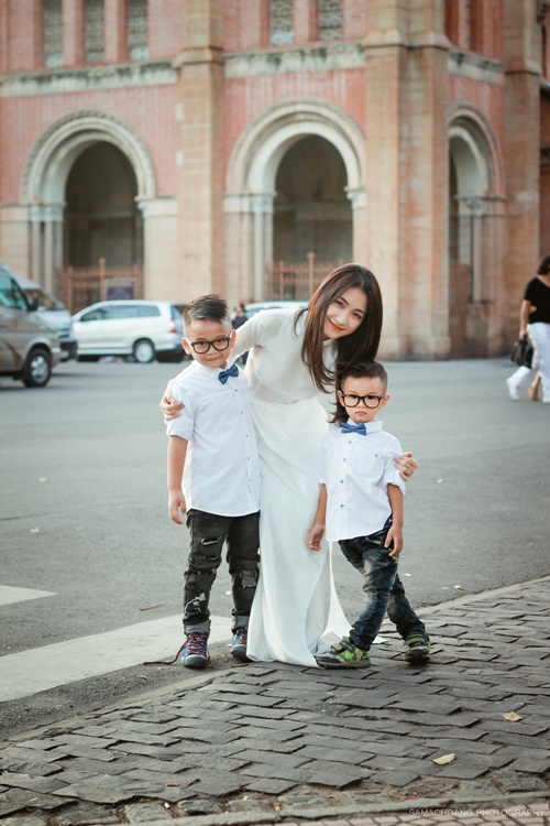 Hòa Minzy thướt tha áo dài xinh như thiên thần - 9