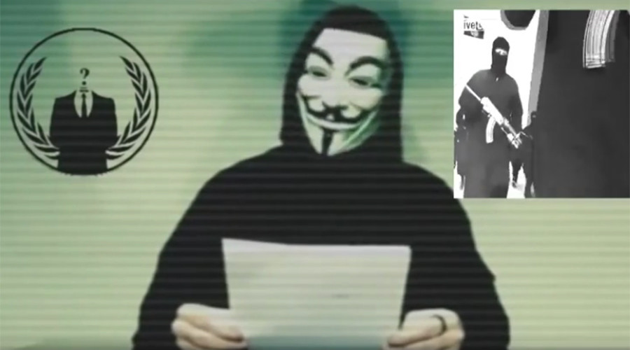 Anonymous tấn công dồn dập, đánh sập 20.000 tài khoản IS - 1