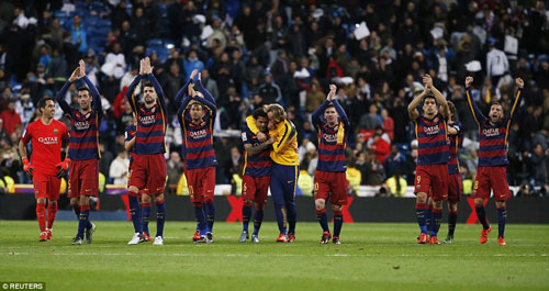 Chùm ảnh: Ronaldo thất thần, Suarez - Neymar "nhảy múa" - 6