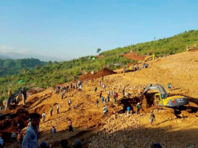 90 người chết vì lở đất kinh hoàng ở mỏ ngọc bích Myanmar - 1
