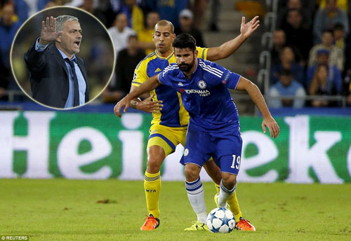 Cãi nhau dữ dội, Mourinho hôn Costa để “làm lành” - 1