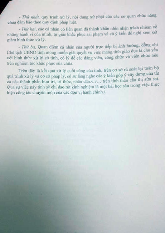 Cơ quan xử lý vụ “nói xấu chủ tịch tỉnh” sẽ xin lỗi công khai - 6