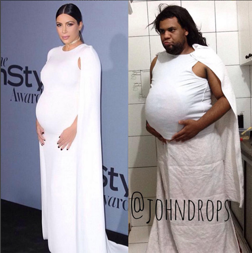 Chàng mập nổi tiếng nhờ chế giễu váy "bạo" của sao - 2