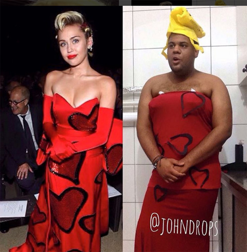 Chàng mập nổi tiếng nhờ chế giễu váy "bạo" của sao - 5