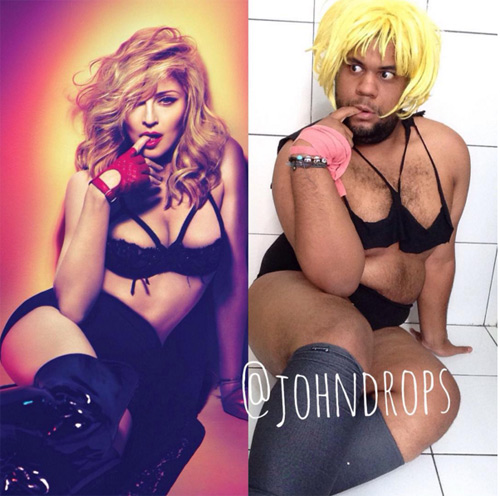 Chàng mập nổi tiếng nhờ chế giễu váy "bạo" của sao - 11