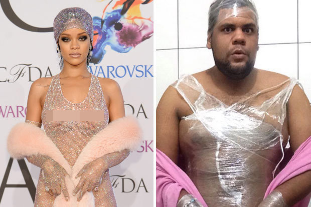 Chàng mập nổi tiếng nhờ chế giễu váy "bạo" của sao - 13