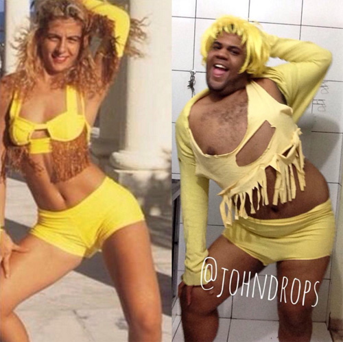 Chàng mập nổi tiếng nhờ chế giễu váy "bạo" của sao - 15