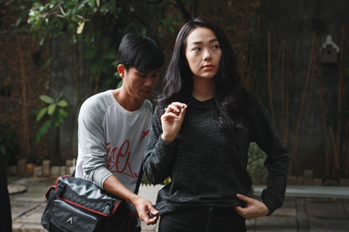 Minh Hằng &#34;rụng tim&#34; khi đóng cảnh mặn nồng - 6