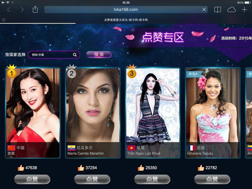 Lan Khuê vào top 3 lượt bình chọn tại Miss World 2015 - 1