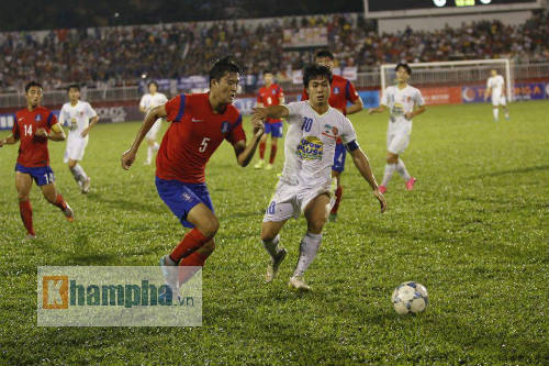 Video U21 HAGL vs U19 Han Quoc