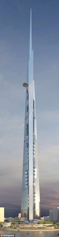 Ả Rập Saudi xây tháp hơn 1km, cao nhất thế giới - 1