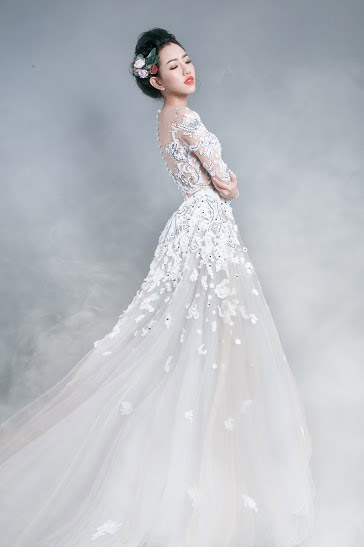 Hotgirl Joxy Thùy Linh đẹp tựa thiên thần trong bộ ảnh cưới - 10