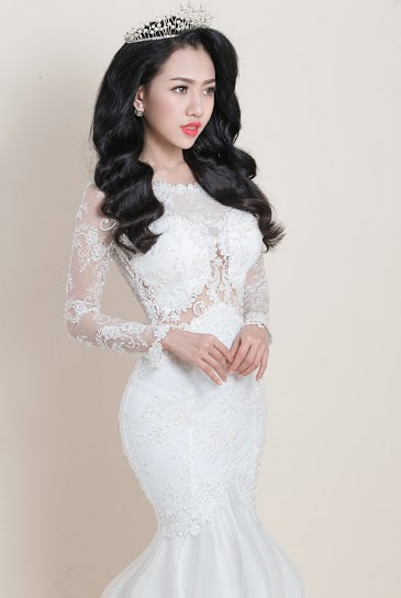 Hotgirl Joxy Thùy Linh đẹp tựa thiên thần trong bộ ảnh cưới - 7