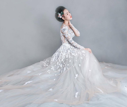 Hotgirl Joxy Thùy Linh đẹp tựa thiên thần trong bộ ảnh cưới - 13