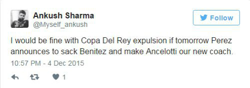 Real Madrid bị loại khỏi cúp nhà vua tbn