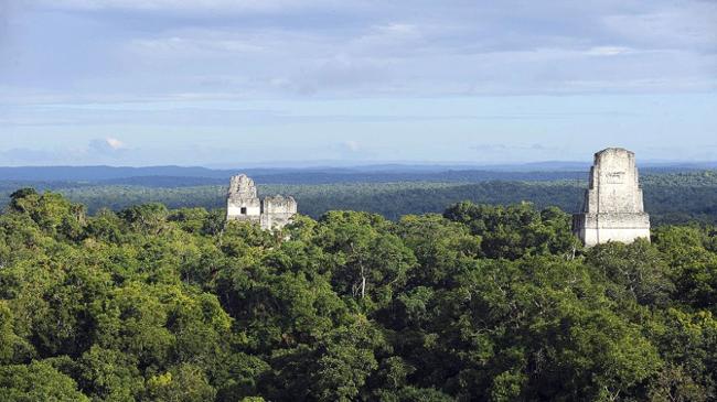 Di chỉ của người Maya ở Vườn quốc gia Tikal, Guatemala là bối cảnh đại bản doanh của lực lượng Rebel Alliance trên hành tinh Yavin.