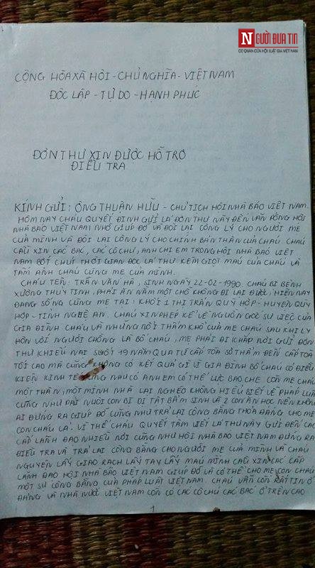 Chàng trai tật nguyền viết đơn bằng máu đòi lại công bằng - 3