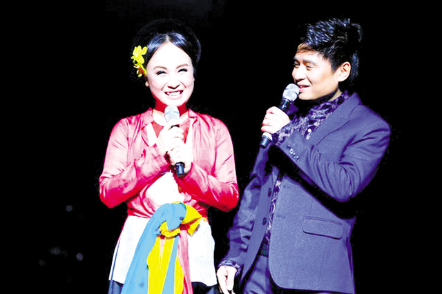 NSƯT Huyền "chèo": "Tôi tự hào có chồng như Tấn Minh" - 1