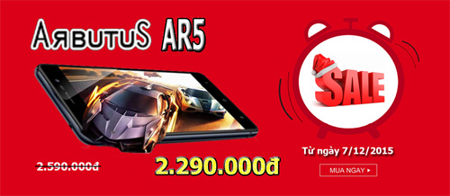Cơ hội vàng “rinh” ngay ARBUTUS AR5 giá "cực sốc" - 1
