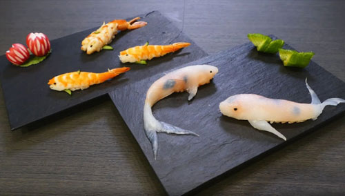 Cách làm Sushi hình con cá đánh lừa được cả mèo - 1