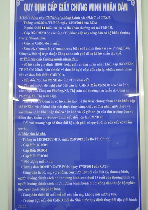 TP.HCM: Làm CMND 12 số chỉ mất 7 phút - 14